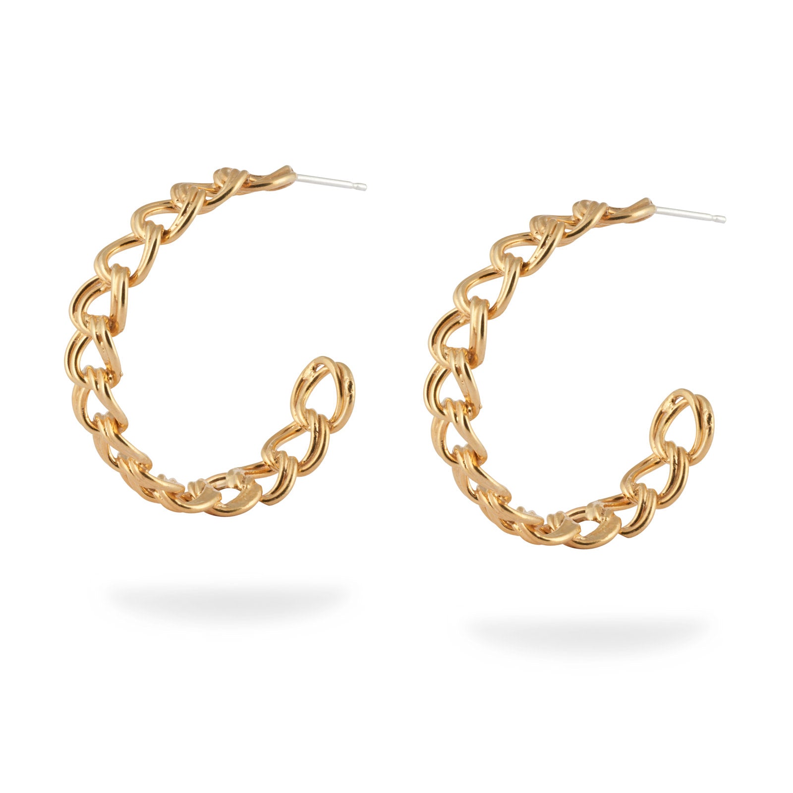 Large Chain Hoops