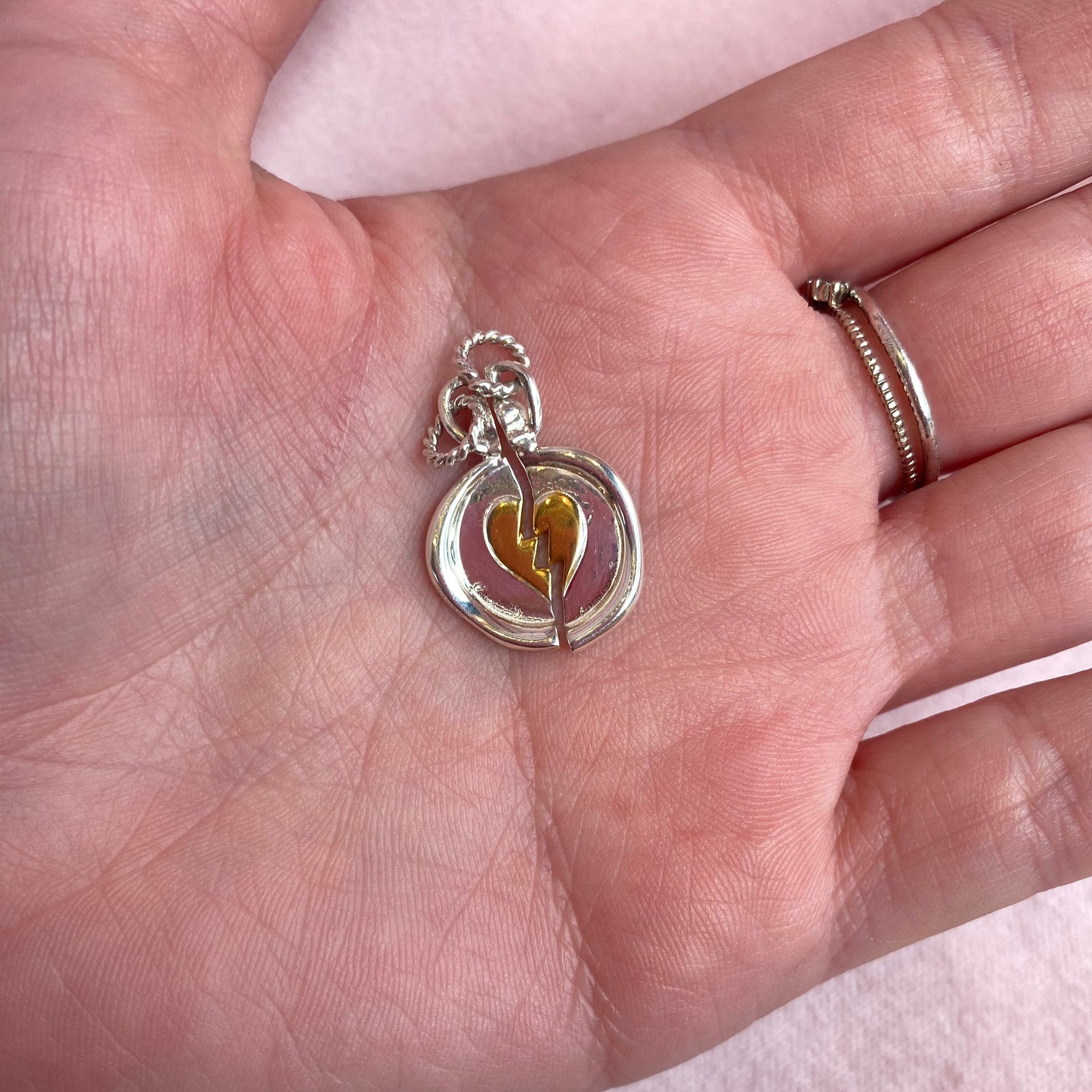 Mini Shared Heart Charms