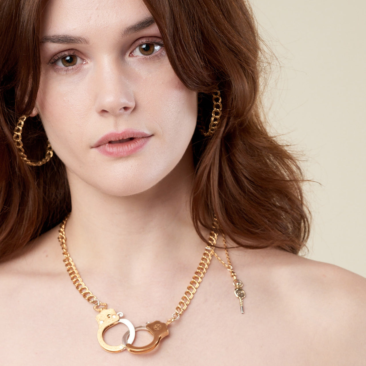 Large Chain Hoops
