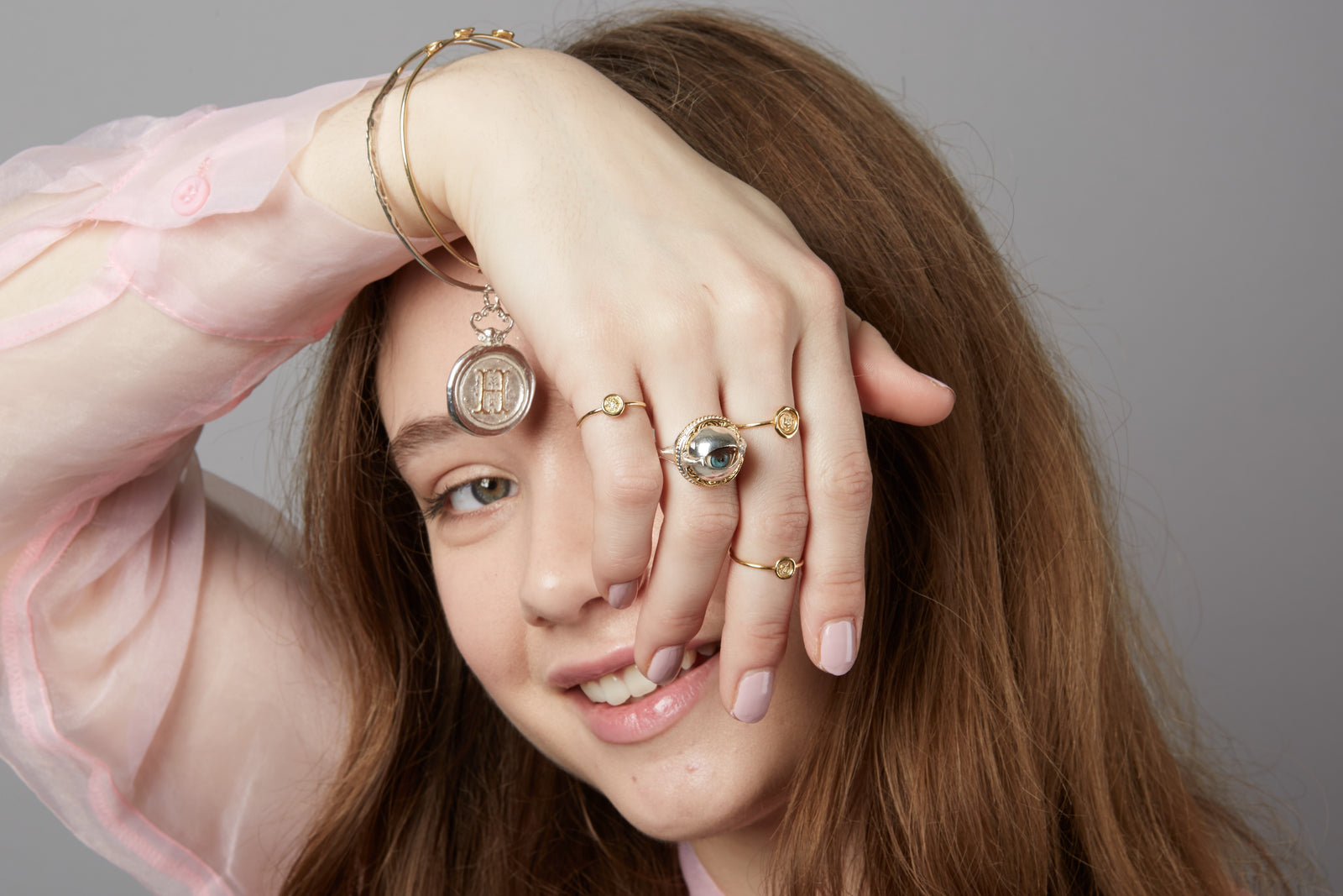 *SOLD OUT* Mini Winking Dolly Eye Ring