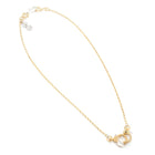 Jessica de Lotz JdL Jewellery Gladys Joyce Bowden Collection Mini Handcuff Necklace with Edwardian Pistol Engraving Gold Plated Silver