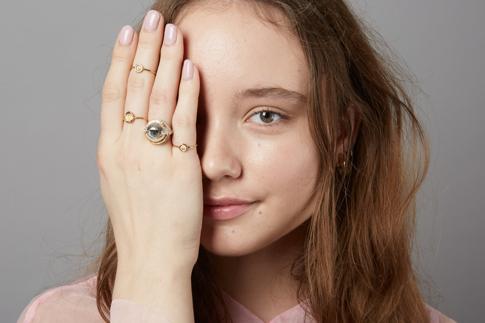 *SOLD OUT* Mini Winking Dolly Eye Ring