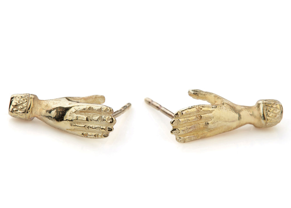 Holding Hands Studs (Pair)
