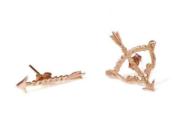 Bow and Arrow Earrings (Pair)