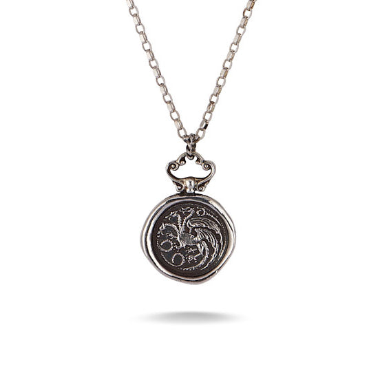 House of the Dragon & JdL Targaryen Silver Necklace