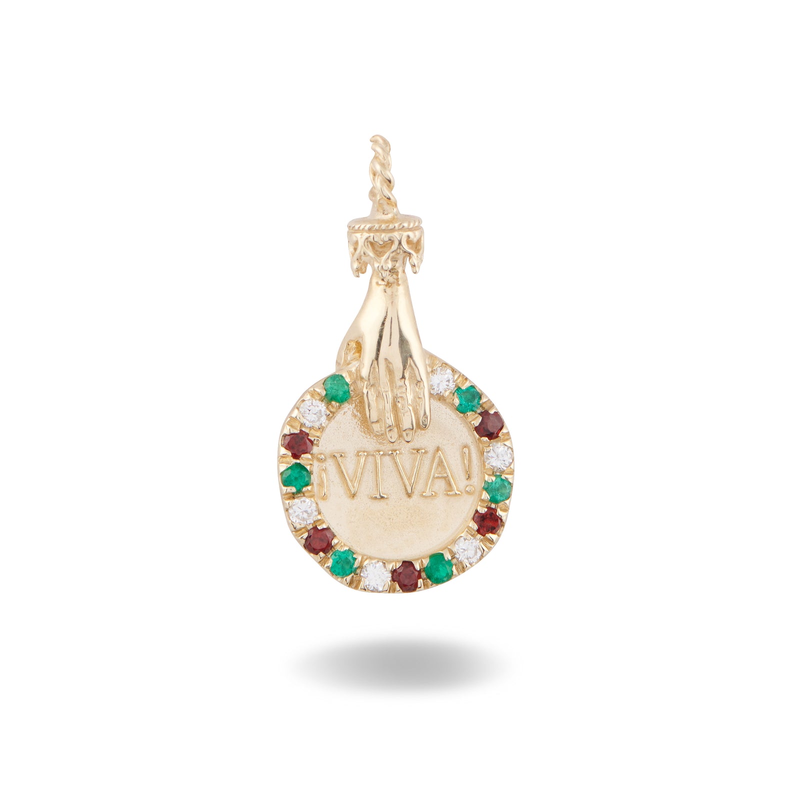 ¡Viva la Frida! 9ct Gold Charm Adorned With Precious Stones - Limited Edition