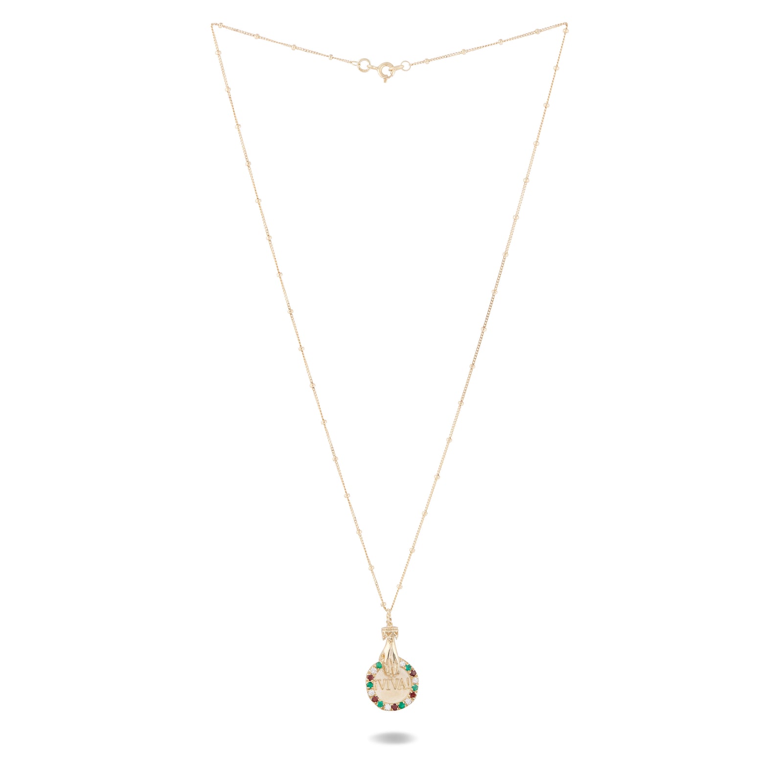 ¡Viva la Frida! 9ct Gold Charm Adorned With Precious Stones - Limited Edition