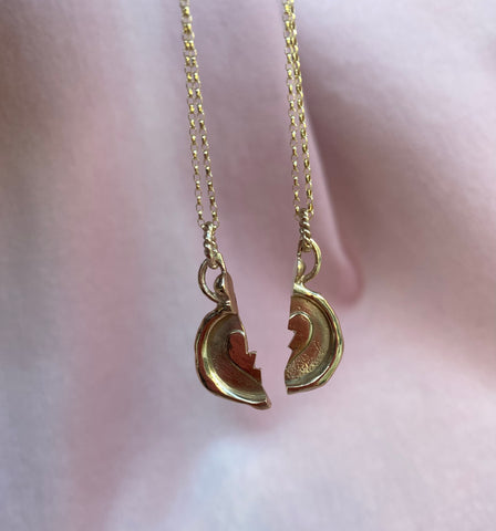 Mini Shared Heart Charms