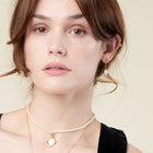 Luxe Petites Rose-Cut Diamond & Drop Pearl Earrings