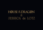 House of the Dragon & JdL Targaryen Silver Wax Charm w/diamond cut gold belcher chain
