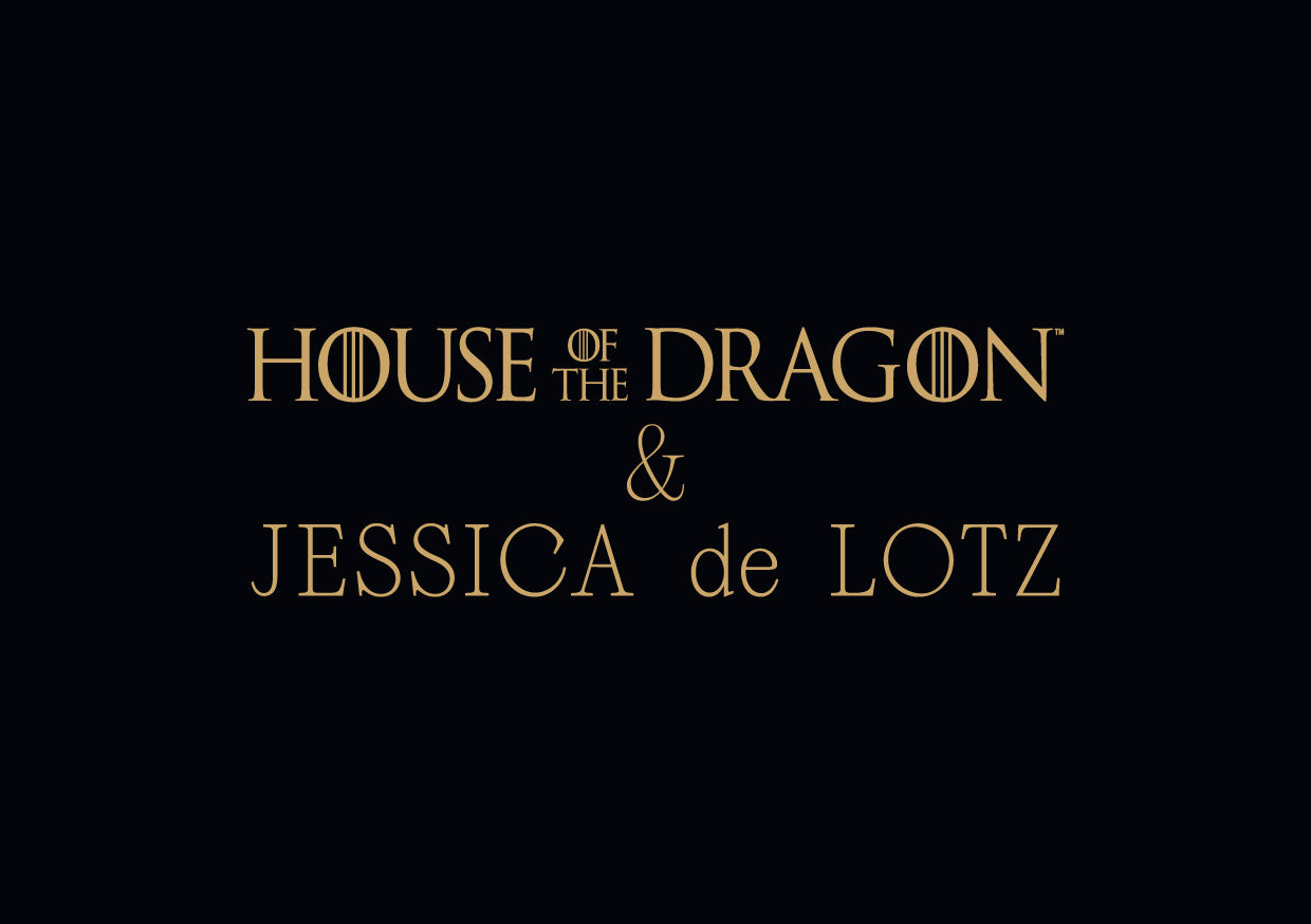 House of the Dragon & JdL Velaryon Silver Wax Seal Charm w/diamond cut gold belcher chain