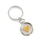 Heart Wax Seal Key Ring / Bag Charm