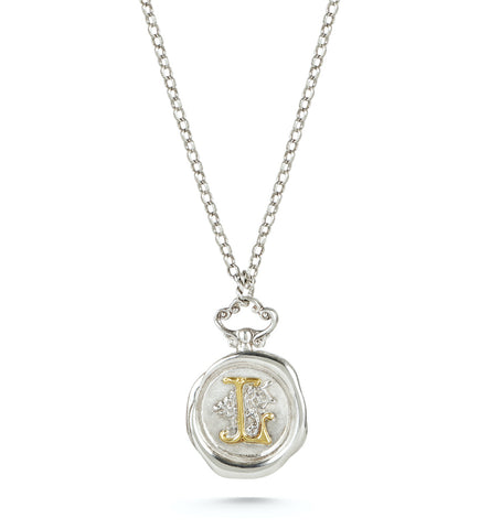 Large Personalised Wax Seal Necklace