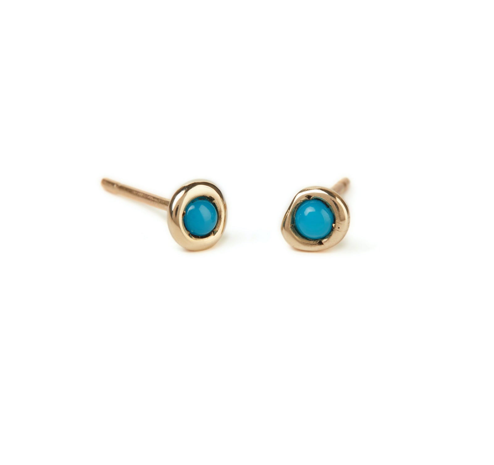 'Calm' Turquoise Emotion Stud Earrings