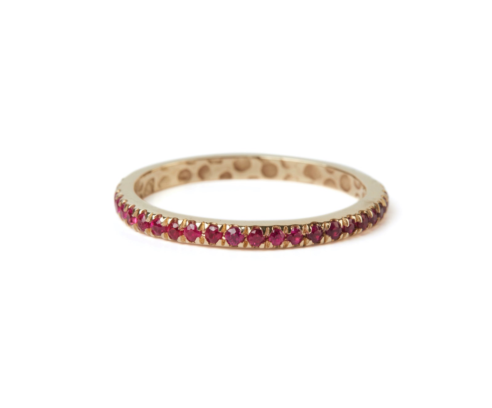 Emotions Faceted Eternity Band Ring