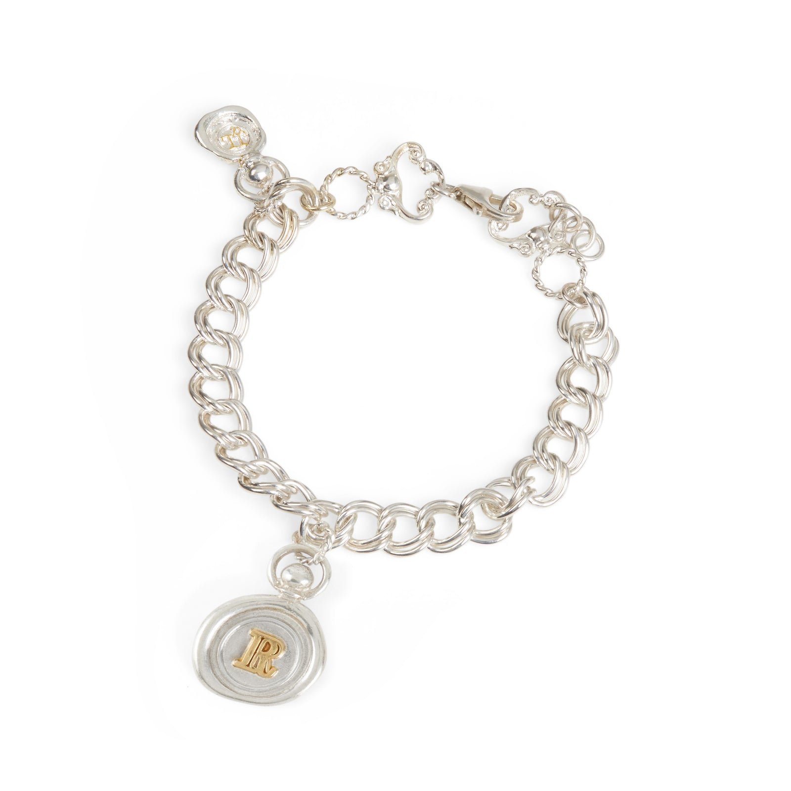 Mini Personalised Wax Seal Chain Bracelet