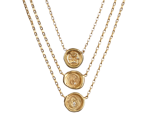 Petites Symbol Wax Seal Necklace