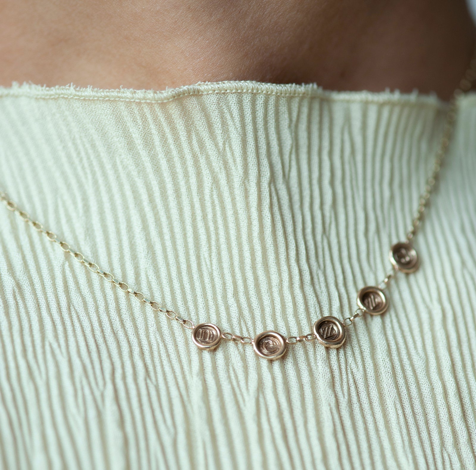 Petites Personalised Multi-Seal Necklace